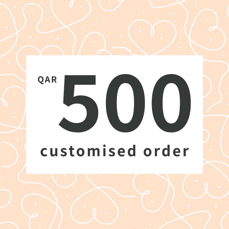 Customised order QAR500
