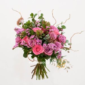Pink natural style bouquet