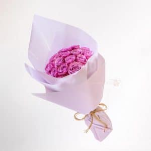 25 Stems Of Purple Roses