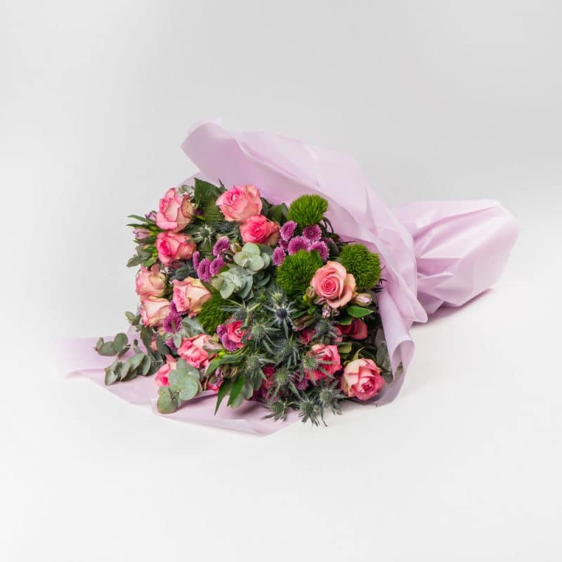 Pink Rose and Alstroemeria Bouquet