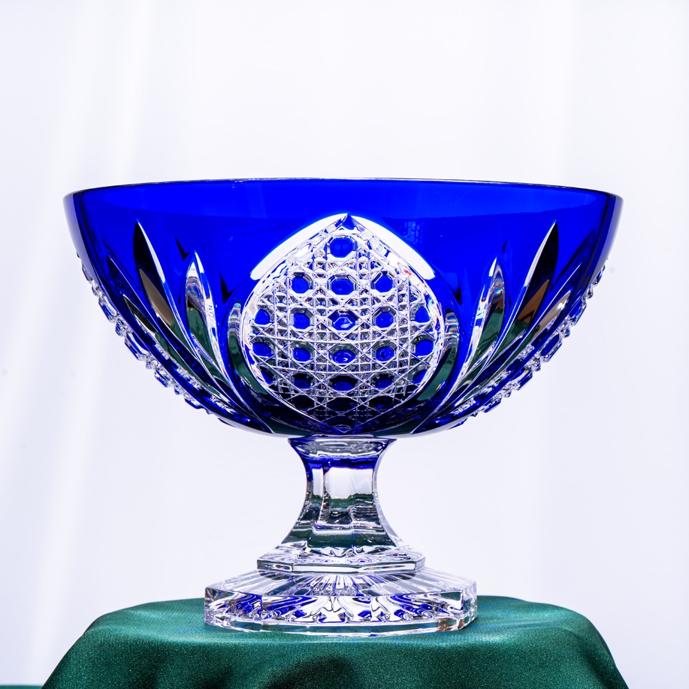 Blue Luxurious Blue Crystal Bowl