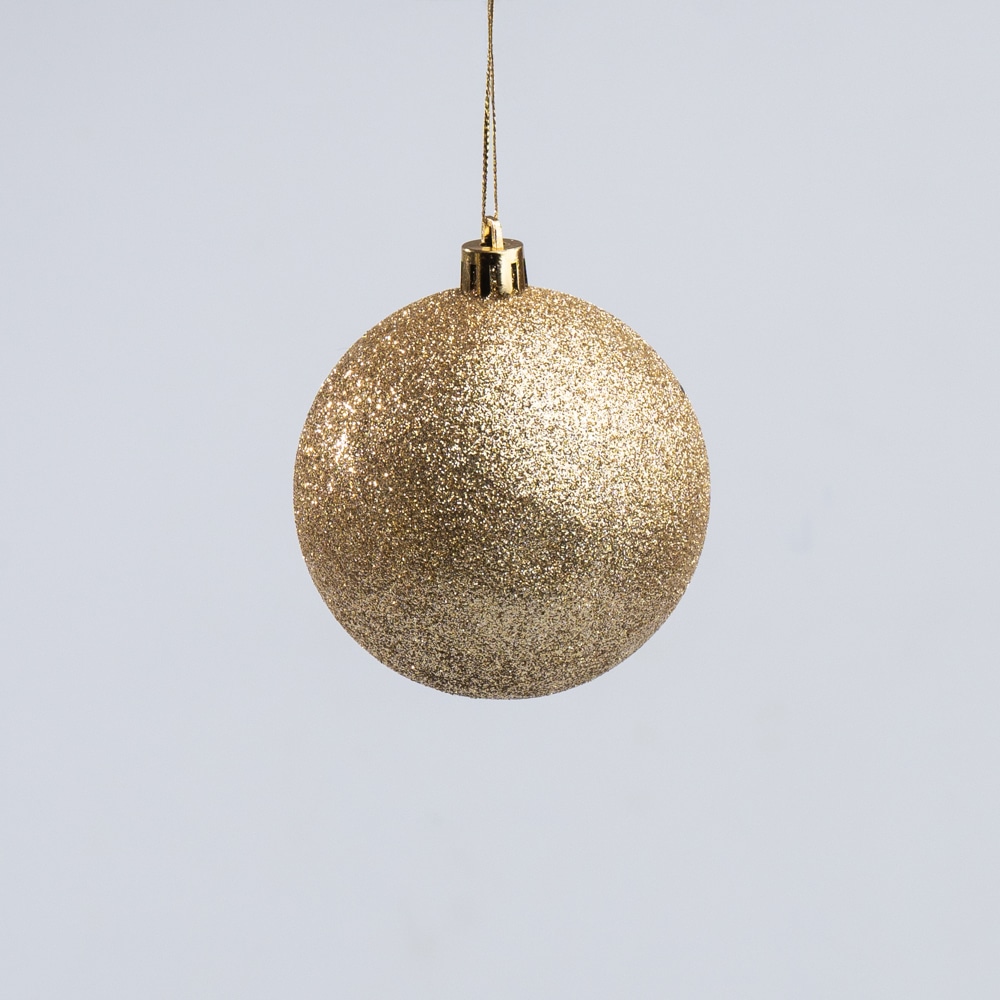 DSC00653 Luxury Gold Christmas Hanging Balls Mix - 24 pcs