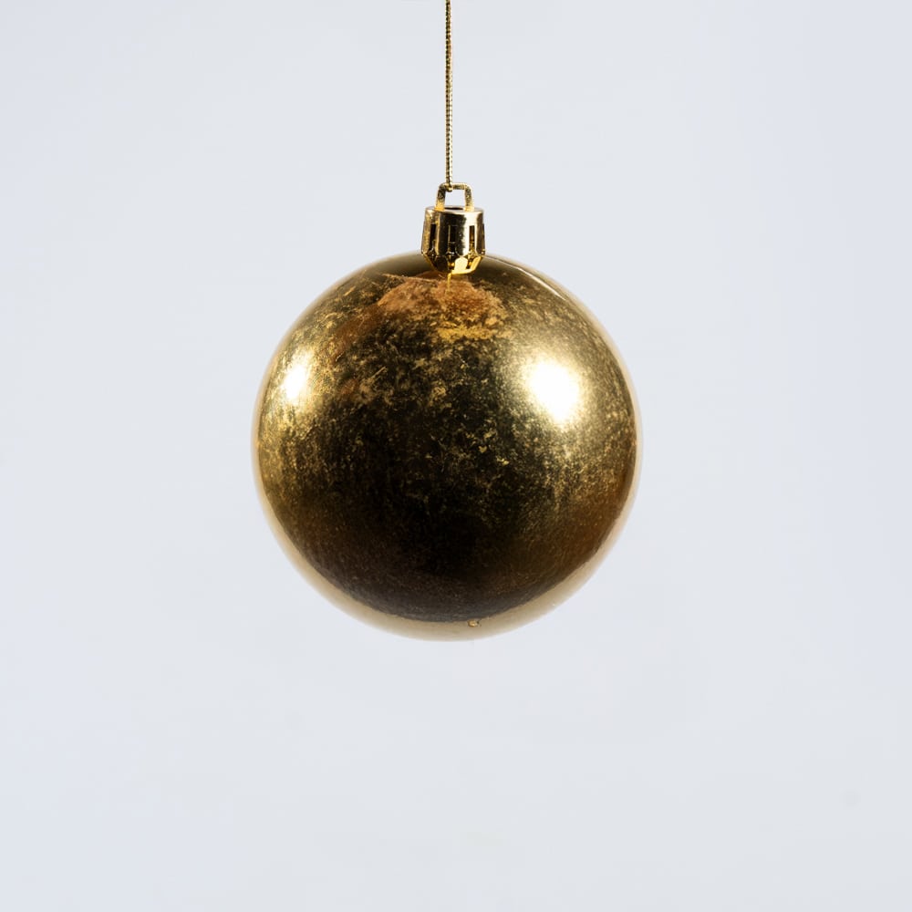 DSC00656 Luxury Gold Christmas Hanging Balls Mix - 24 pcs